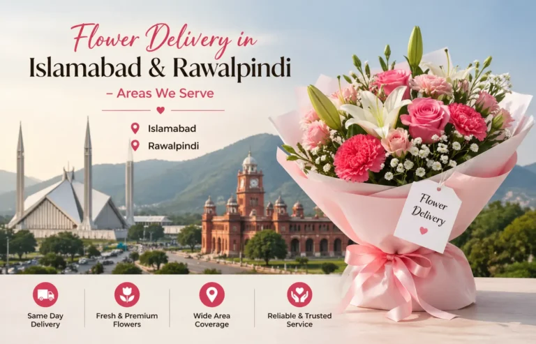 flower delivery in Islamabad and Rawalpindi