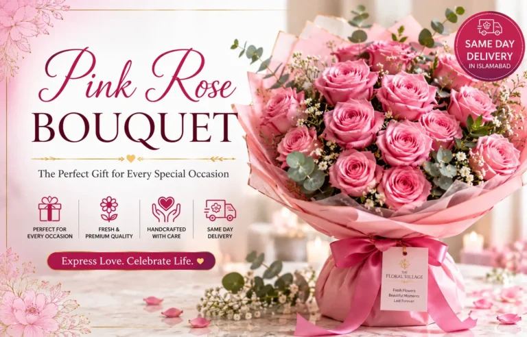 Pink Rose Bouquet