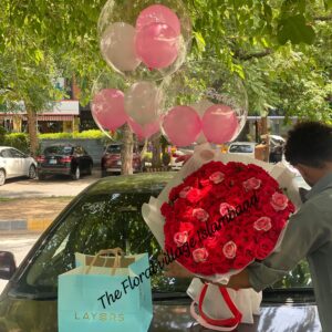 Red Flowers Bouquet Deal