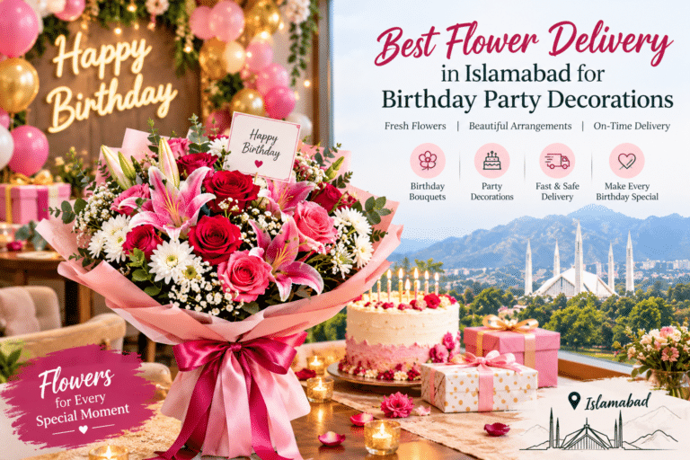 Best Flower Delivery in Islamabad for Birthday Party Decorations